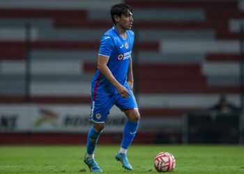 Alexis Gutierrez of Cruz Azul during the game Cruz Azul vs Necaxa, corresponding to Group A of the Sky Cup 2022, at Nemesio Diez Stadium, on December 12, 2022.



 Alexis Gutierrez de Cruz Azul  durante el partido Cruz Azul vs Necaxa, correspondiente al Grupo A de la Copa Sky 2022, en el Estadio Nemesio Diez, el 12 de Diciembre de 2022.