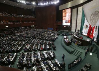 Legisladores en la cámara baja del Congreso esperan la ceremonia de investidura del presidente Andrés Manuel López Obrador, el 1 de diciembre de 2018, en Ciudad de México. (AP Foto/Marco Ugarte, Archivo)